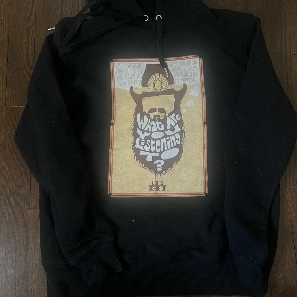 Black Graphic Hoodie
